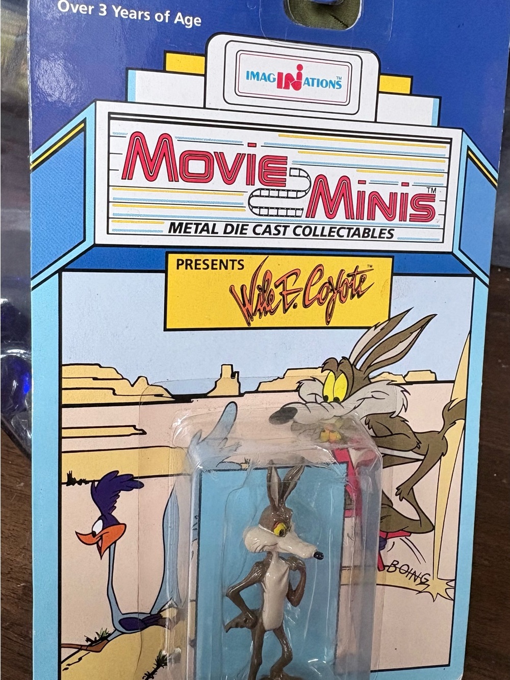 1988 Movie Minis Wile E. Coyote Metal Die Cast Figure